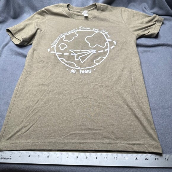 Bella Canvas Mr. Feeny Unisex Size Small Tee Shirt Graphic Gray Preowned - Picture 9 of 11